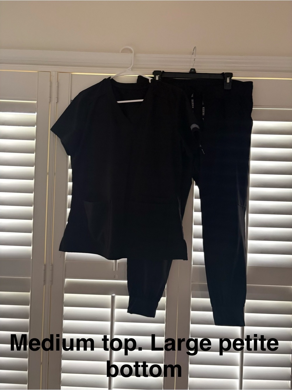 Med Couture Black Scrub Set